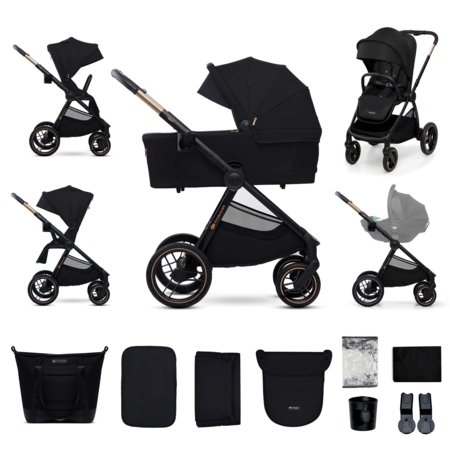 KINDERKRAFT universaalne käru 2IN1 NEA 2.0, midnight black, KSNEA002BLK2000 