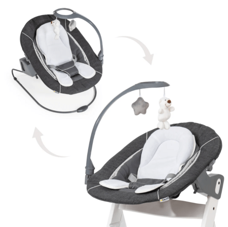HAUCK lamamistool ALPHA BOUNCER DELUXE, Melange grey, 661857 