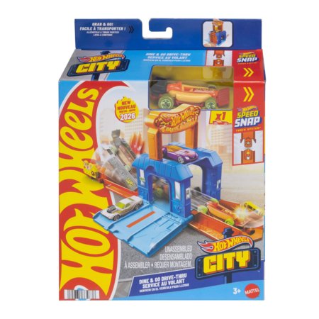 HOT WHEELS City Play and Go rajakomplekt, assortii, JHL43 