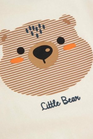 COCCODRILLO t-särk FOREST FRIENDS BOY NEWBORN, kreemjas, ZC5143104FBN-003-086, 86 cm 