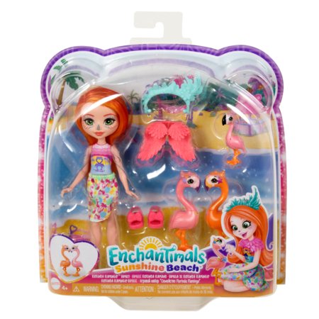 ENCHANTIMALS nukk Flamingo ja pere, HRX85 