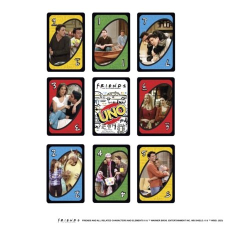 UNO FRIENDS cards, HJH35 