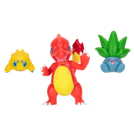 POKEMON Joltik, Oddish ja Charmeleon figuurid, 3 tk, PKW3894 