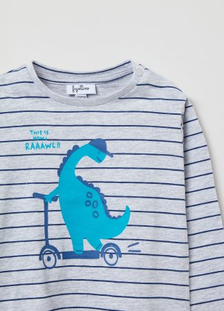 OVS BOY9-36M T-SHIRT L/S 2M 30-36 GREY 001819339 001819339