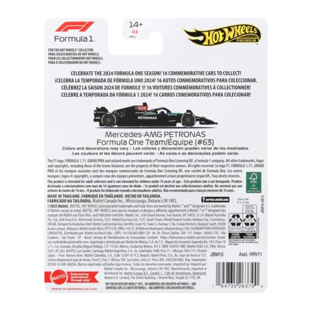 HOT WHEELS Vormel 1 Mercedes-Benz 2024 George Russell, JBM18 