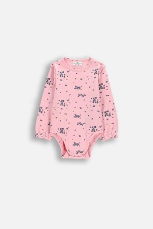 COCCODRILLO pikkade varrukatega bodi, roosa, suurus 