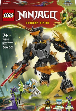 71854 LEGO® NINJAGO® Cole’i missioonirobot ja draakon Zane 