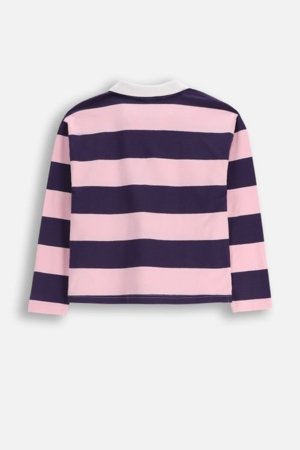 COCCODRILLO pikkade varrukatega polo särk, roosad, cm 