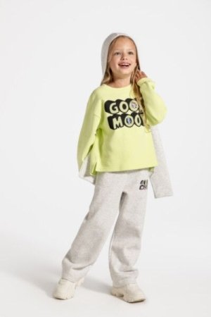 COCCODRILLO sweatshirt CARTOONS GIRL KIDS, roheline, ZC4132101CGK-011-122, 122 cm 