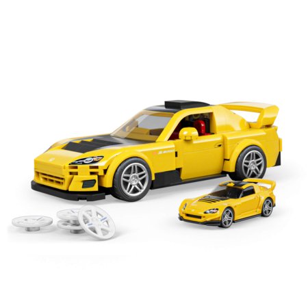 MATTEL BRICK SHOP HOT WHEELS 1:32 Honda S2000 ehituskomplekt, JFR88 