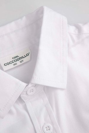 COCCODRILLO lühikeste varrukatega särk, valged, XCX136201EJB-001-092 