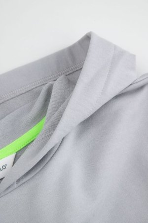 COCCODRILLO hooded pullover, grey, size 