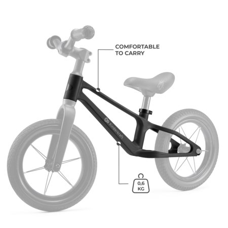 KINDERKRAFT tasakaaluratas ETER, must, KRETER00BLK0000 