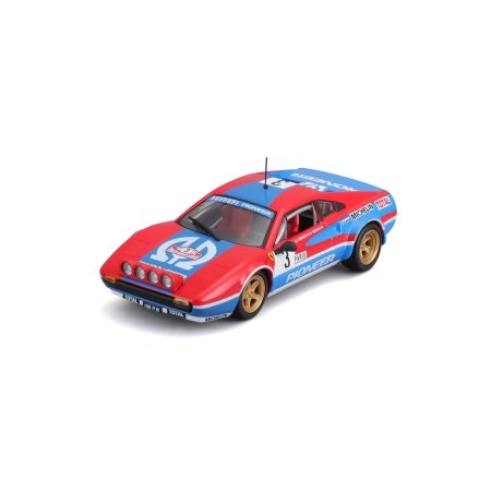 BBURAGO 1:43 Võidusõiduauto mudel Ferrari 308 GTB 1982, 18-36304 