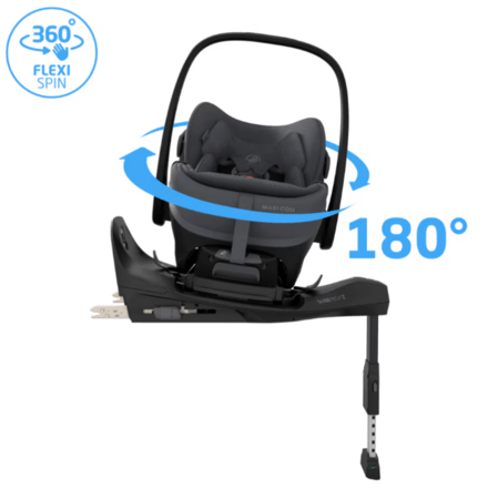 MAXI COSI turvahäll PEBBLE SLIDE PRO, Moon Graphite, 40-87 cm., 8442083110 