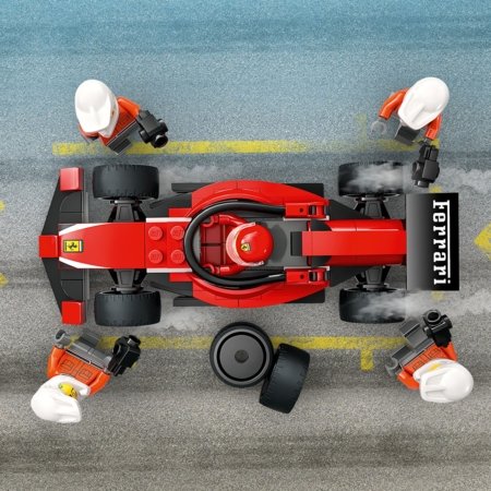 60443 LEGO® City Project Alicia 2025 F1® boksipeatus ja boksimeeskond Ferrari autoga 