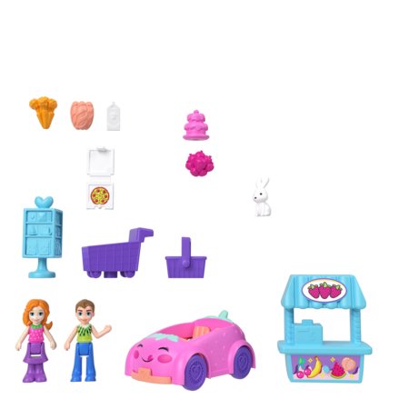 POLLY POCKET mahlapakikujuline toidupood, HRD45 