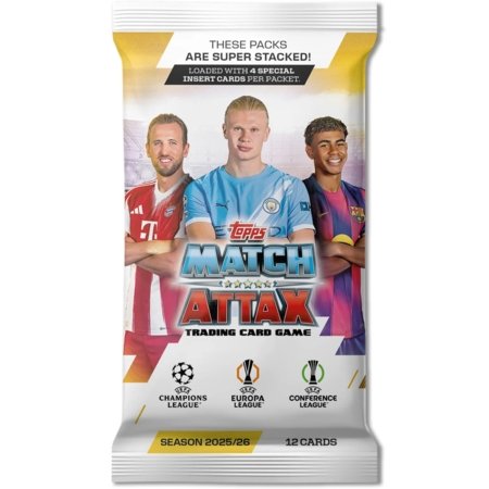 TOPPS kaardid 2026 Match Attax Packets, 76891 