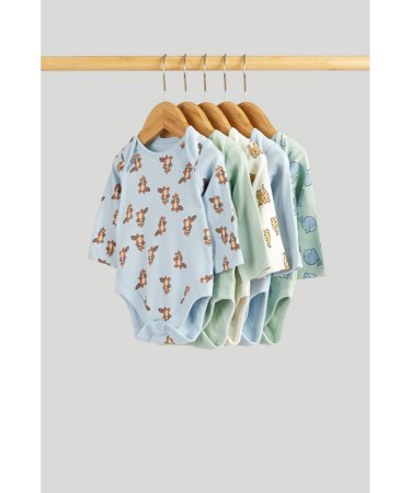 MOTHERCARE bodijs ar garām piedurknēm 5 gab., AX31501 cm 