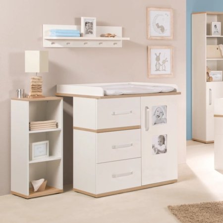 ROBA riiul PIA, White/San Remo Oak, 60925 