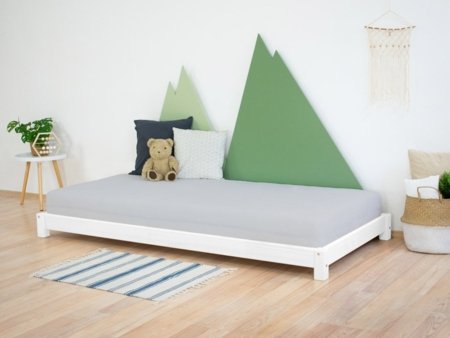 BENLEMI voodi TEENY, 90x200 cm., White, 0003/90X200-BIL-BIL 
