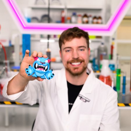 MR BEAST LAB vinüülfiguur, assort., 24729 