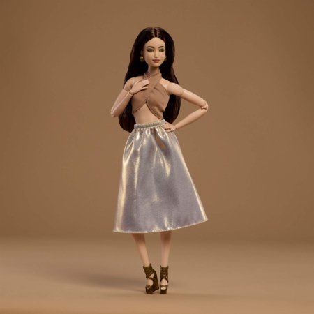 BARBIE Basics No06 pruunide juustega nukk, JJX25 