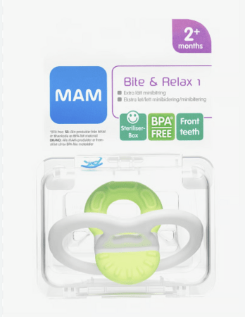 MAM närimisrõngas stage 1 Bite & Relax 295003 295003