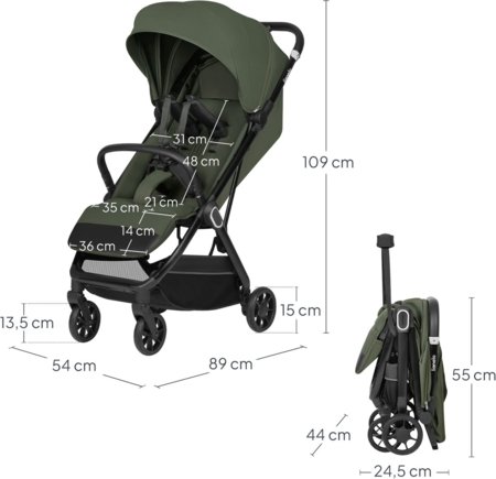 LIONELO käru BESS, Green forest 