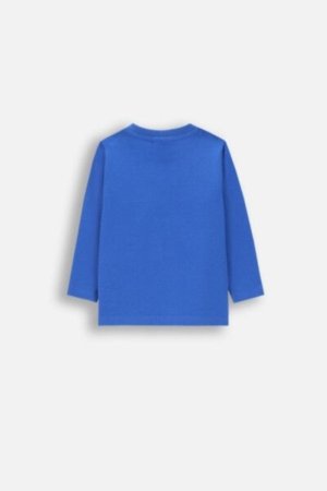 COCCODRILLO t-shirt BETWEEN FRIENDS BOY NEWBORN, cobalt, ZC4143102BBN-032-086, 86 cm 