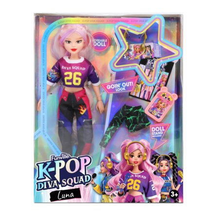 K-POP DIVA SQUAD nukk, 29 cm, assortii., 81157 