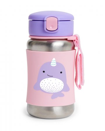 SKIP HOP kõrrega joogitops ZOO, 12m+, 350ml, narwhal, 9I239410 9I239410