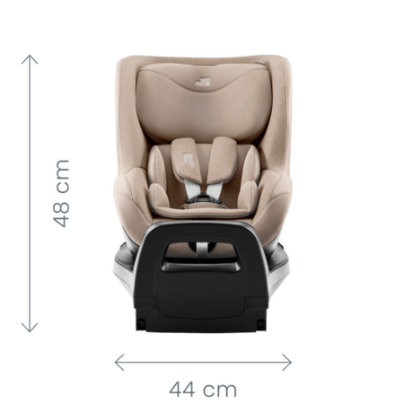 BRITAX  autotool  61-105 cm, DUALFIX PRO M,  LUX,  Linen Grey, 2000040896 