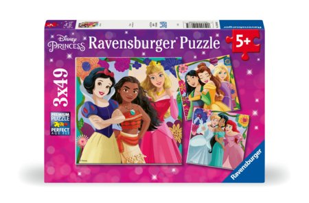 RAVENSBURGER pusle Disney Princess, 3x49 tk., 1068 