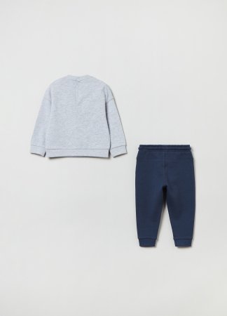 OVS BOY9-36M JOGGING L/S 2M 12-18 GREY 001848506 001848506
