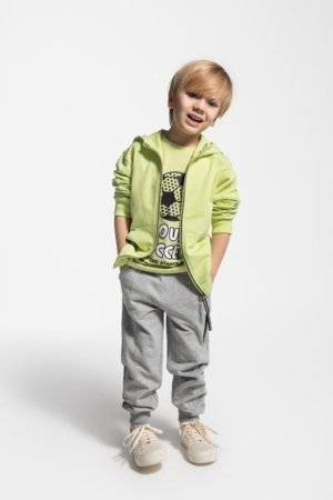COCCODRILLO kapuutsiga kampsun MONOCHROME BOY KIDS, roheline, WC5132401MBK-030-122, 122 cm 
