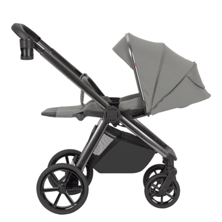 CARRELLO universaalne käru OMEGA 2IN1, Cliff grey, CRL-6531 