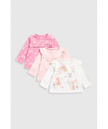 MOTHERCARE marškinėliai ilgomis rankovėmis 3 vnt., IF435 86 