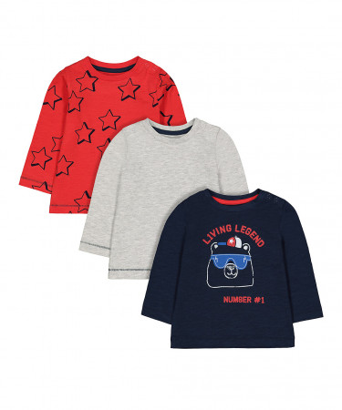 MOTHERCARE pikkade varrukatega särk 3tk. TB719 341876