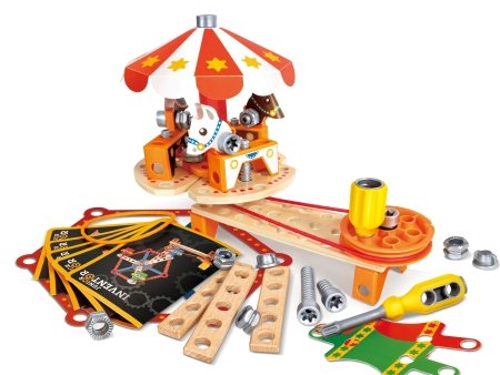 HAPE konstruktor Carnival Builder Set, 73 tarvikuga, E3040A 