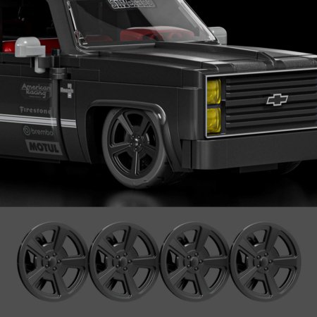 MATTEL BRICK SHOP HOT WHEELS Chevy Silverado 83 ehituskomplekt, JKG42 