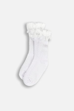 COCCODRILLO sokid SOCKS GIRL, valge, cm 