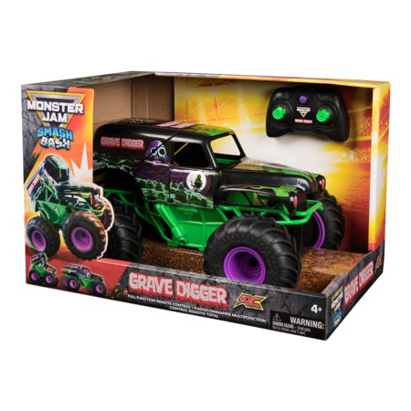 MONSTER JAM RC off-road maastur Smash & Bash Grave Digger, 6072500 