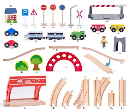 WOODY rongiraja komplekt, 02193064 