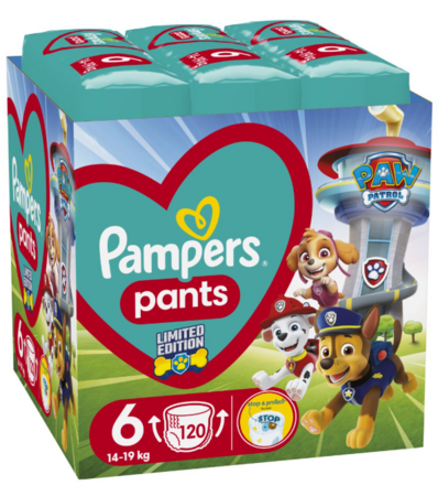 PAMPERS püksmähkmed PAW PATROL, 6 suurus, 13-19kg, 120 tk., 81784214DUO 