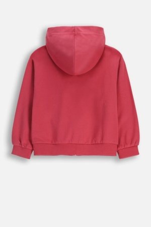 COCCODRILLO kapuutsiga tõmblukuga pusa, punane, WC6132401GGK-017-104, 104 suurus 