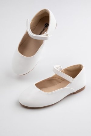 COCCODRILLO ballet shoes, white, WC6212203SHG-001-026, 26 size 