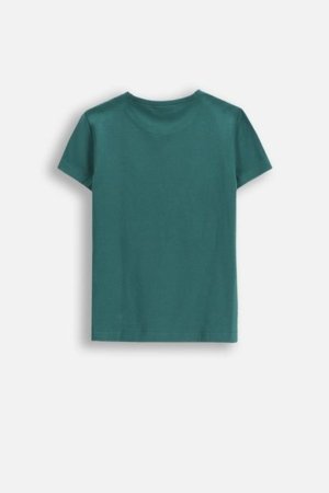 COCCODRILLO lühikeste varrukatega särk MAXITROPIC GIRL KIDS, roheline, WC5143203MGK-011-122, 122 cm 