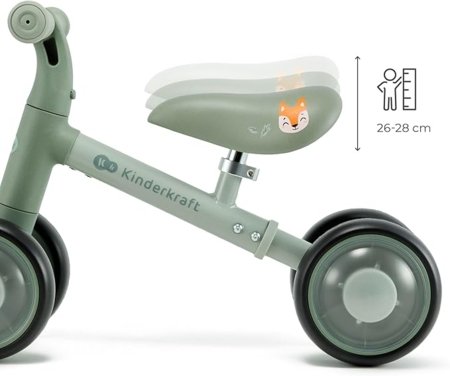 KINDERCRAFT tasakaaluratas CUTIE FLASH, roheline, KRCUFL00GRE0000 