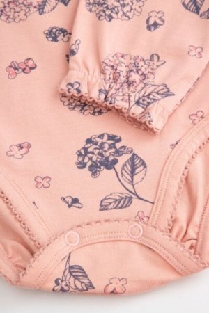 COCCODRILLO body FLOWERS GIRL NEWBORN, powder pink, ZC4112102FGN-033-086, 86 cm 